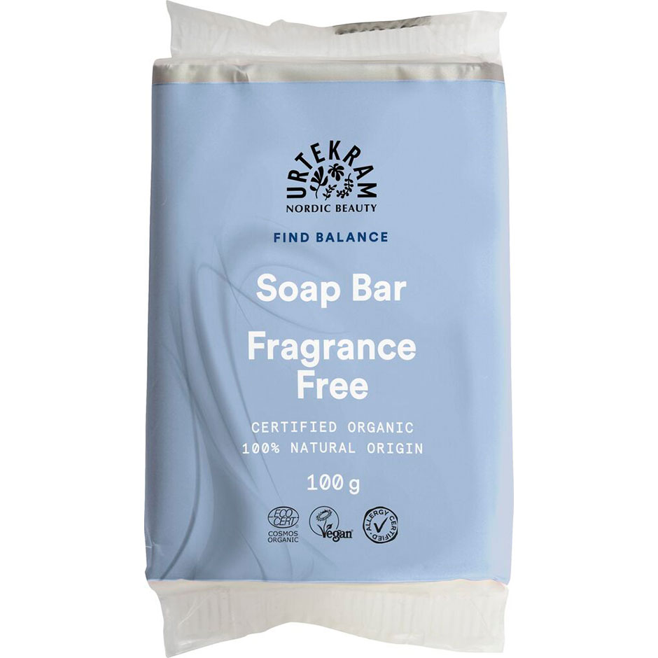 Bilde av Fragrance Free Soap Bar, 100 G Urtekram Håndsåpe
