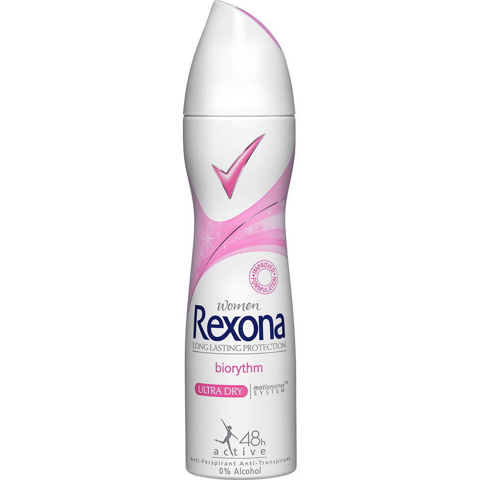 Deo Spray Biorythm, 150 ml Rexona Damedeodorant Hudpleie - Deodorant - Damedeodorant