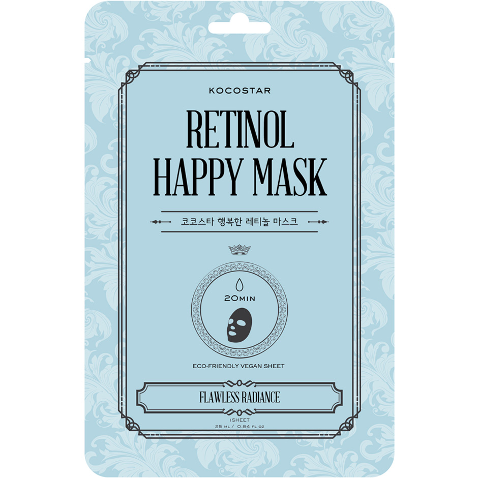 Retinol Happy Mask, 25 ml Kocostar Ansiktsmaske Hudpleie - Ansiktspleie - Ansiktsmaske