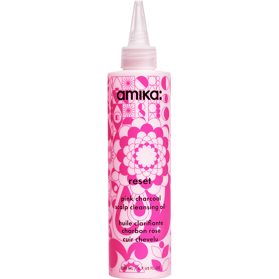 Bilde av Reset Pink Charcoal Scalp Cleansing Oil, 200 Ml Amika Shampoo