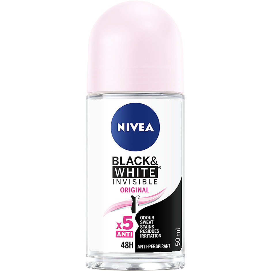 Invisible Black & White Clear, 50 ml Nivea Deodorant Hudpleie - Deodorant