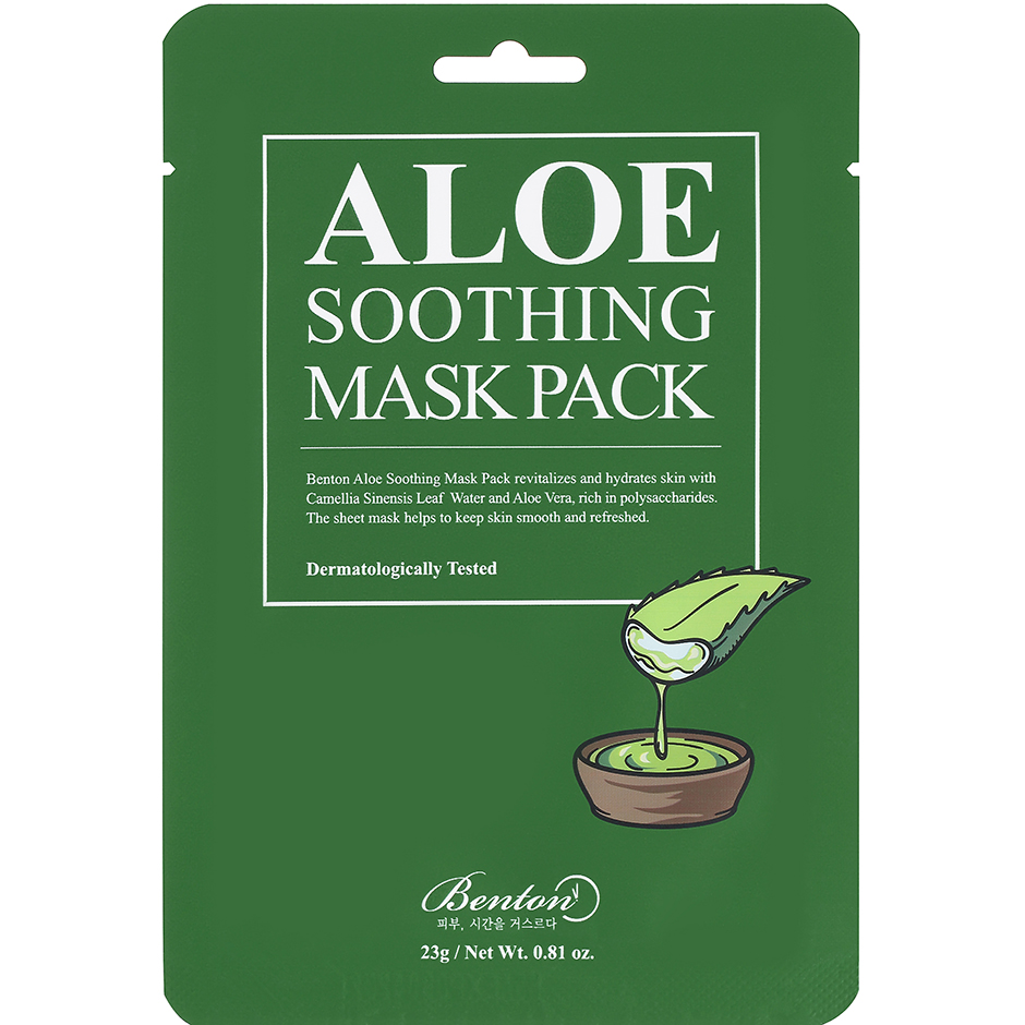 Aloe Soothing Mask Pack, 23 ml Benton Ansiktsmaske