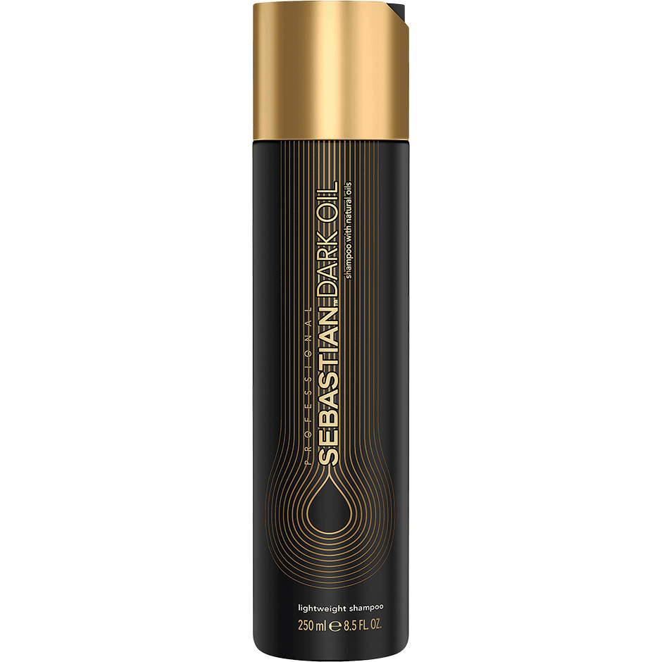 Dark Oil Lightweight Shampoo, 250 ml Sebastian Shampoo Hårpleie - Hårpleieprodukter - Shampoo