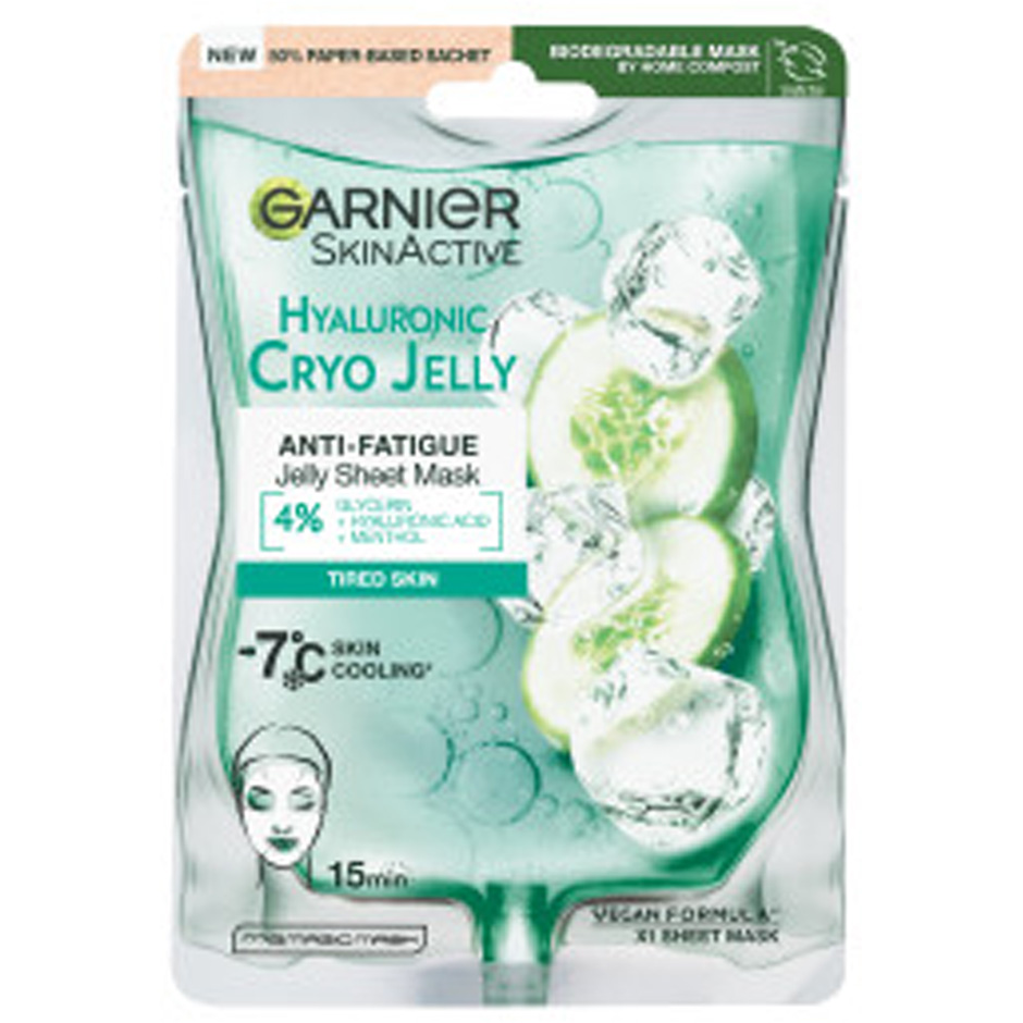 Garnier Cryo Jelly Sheet Mask Face, 1 st Garnier Ansiktsmaske Hudpleie - Ansiktspleie - Ansiktsmaske