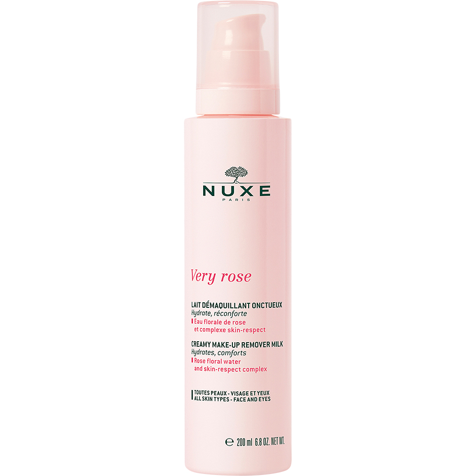 Very Rose Make Up Removing Milk, 200 ml Nuxe Ansiktsrengjøring Hudpleie - Ansiktspleie - Ansiktsrengjøring