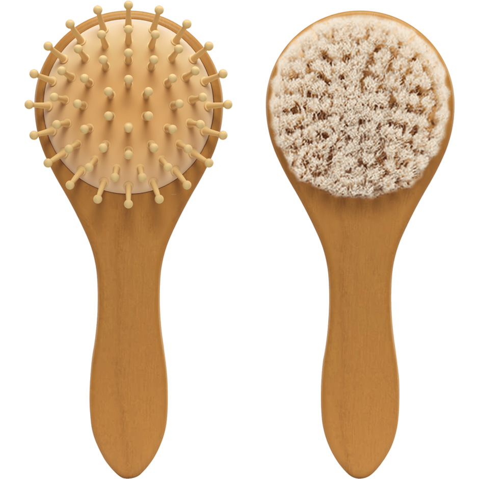 Wooden Hair Brush Set, ARC of Sweden Hårtilbehør Hårpleie - Hårpleieprodukter - Hårtilbehør