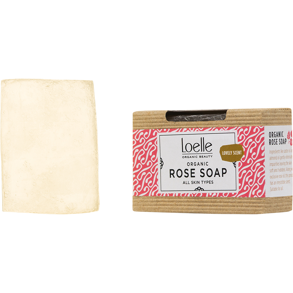 Rose Soap, 75 g Loelle Bad- & Dusjkrem Hudpleie - Kroppspleie - Dusj & Bad - Bad- & Dusjkrem