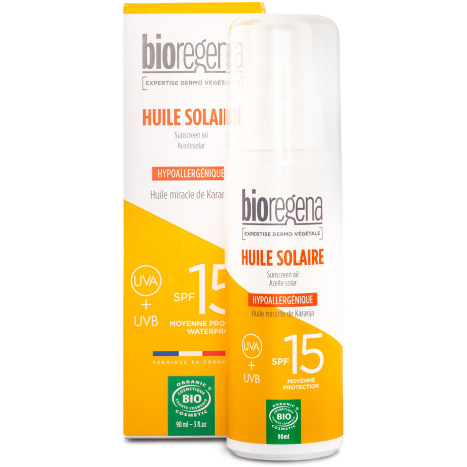 Sunscreen Oil, 90 ml Bioregena Solbeskyttelse til kropp Hudpleie - Solprodukter - Solkrem - Solbeskyttelse til kropp
