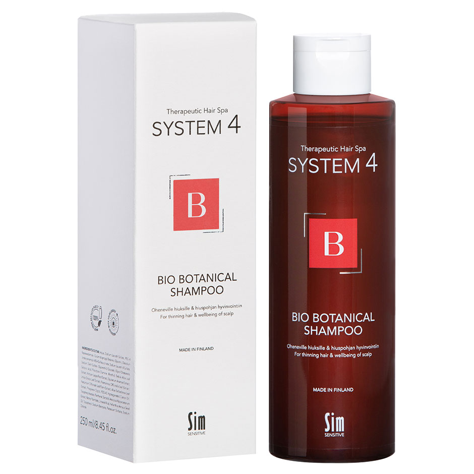 System 4 Bio Botanical Shampoo, 250 ml SIM Sensitive Shampoo Hårpleie - Hårpleieprodukter - Shampoo