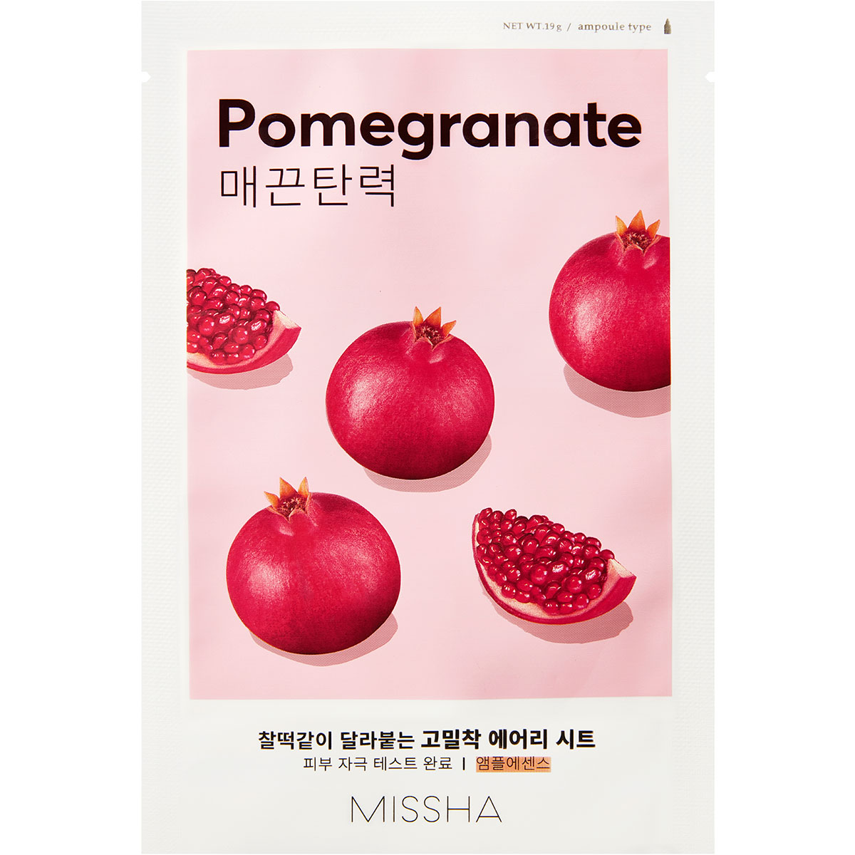 Bilde av Airy Fit Sheet Mask (pomegranate), 19 G Missha Steg 7: Sheet Mask