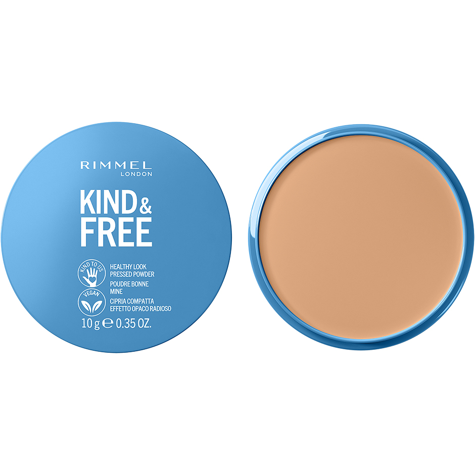 Kind & Free Pressed Powder 1 Translucent,  Rimmel London Pudder test