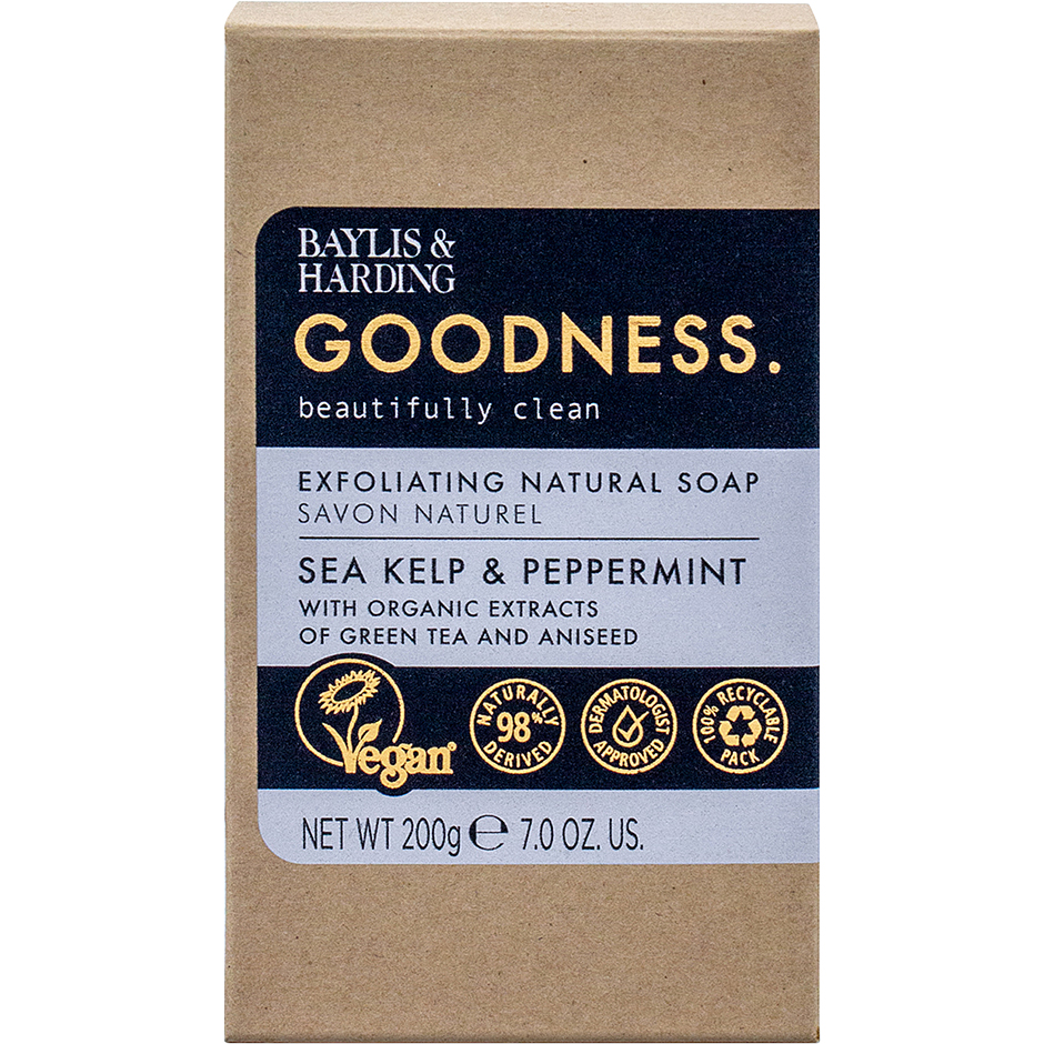 Bilde av Goodness Sea Kelp & Peppermint Soap, 200 G Baylis & Harding Håndsåpe
