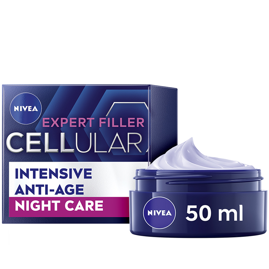 Hyaluron Cellular Filler + Firming Night Cream, 50 ml Nivea Nattkrem Hudpleie - Ansiktspleie - Ansiktskrem - Nattkrem