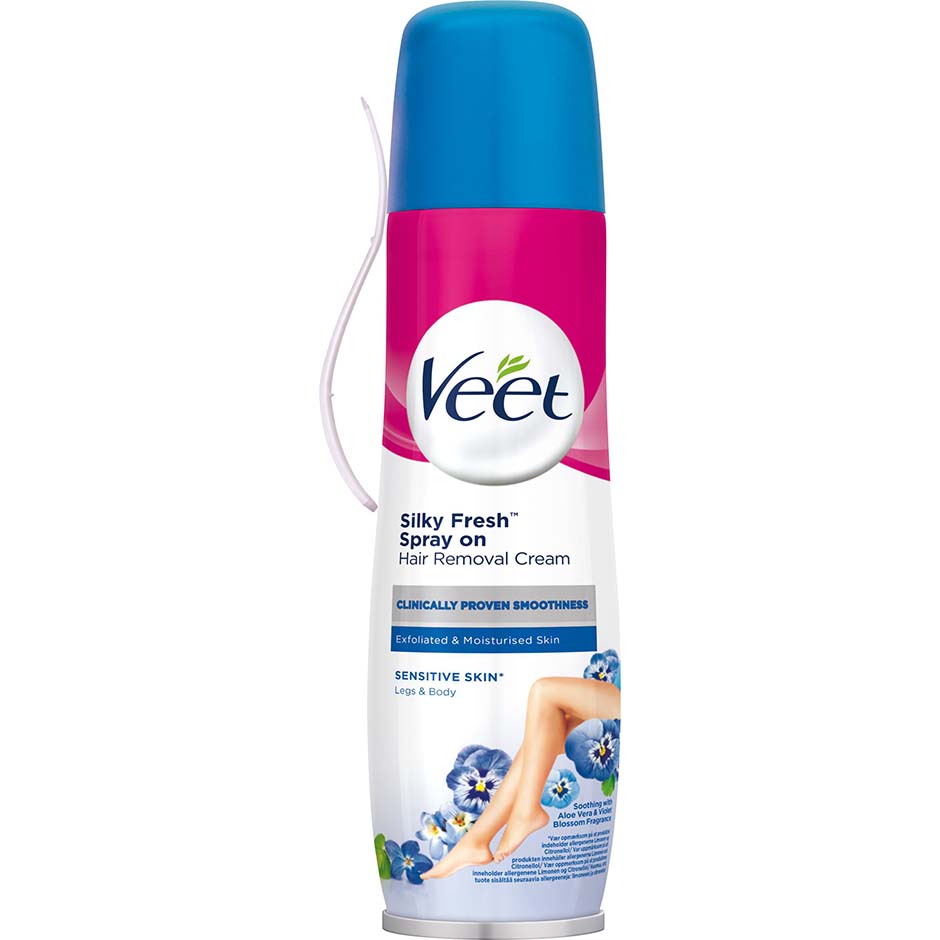 Spray On Hair Removal Creme, 150 ml Veet Voks & Gel Hudpleie - Hårfjerning - Voks & Gel
