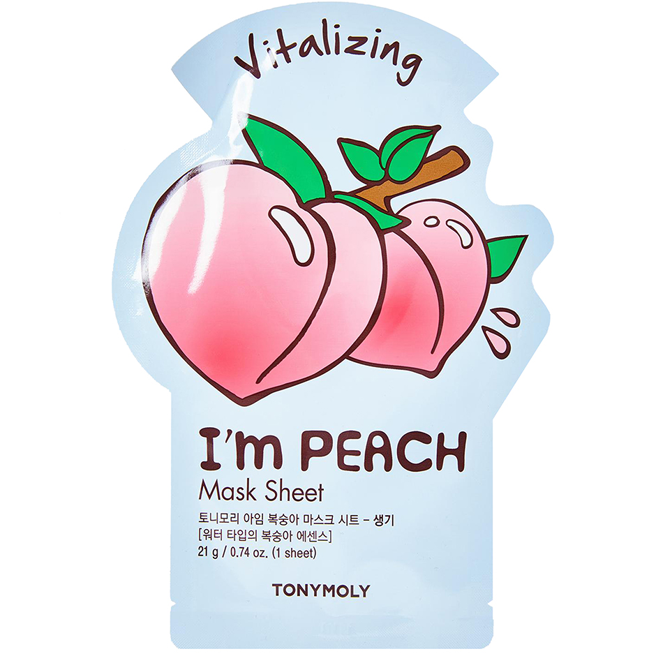 I´m Peach Mask Sheet, 21 ml Tonymoly Sheet Masks Hudpleie - Ansiktspleie - Ansiktsmaske - Sheet Masks