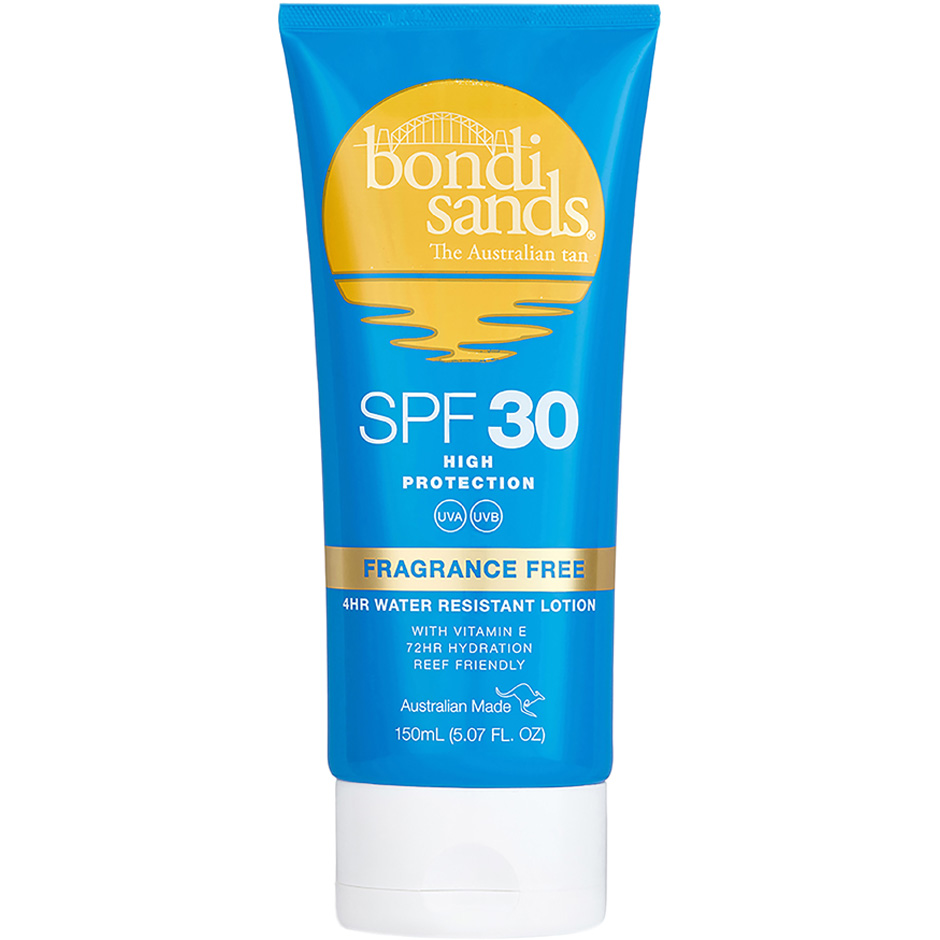 Bilde av Spf30 Fragrance Free Sunscreen Lotion, 150 Ml Bondi Sands Solbeskyttelse Til Kropp