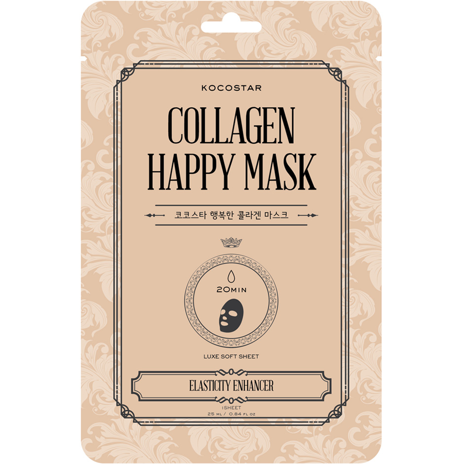 Collagen Happy Mask, 25 ml Kocostar Ansiktsmaske Hudpleie - Ansiktspleie - Ansiktsmaske