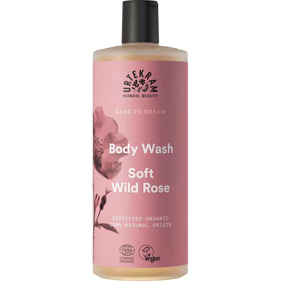 Soft Wild Rose Body Wash, 500 ml Urtekram Bad- & Dusjkrem Hudpleie - Kroppspleie - Dusj & Bad - Bad- & Dusjkrem