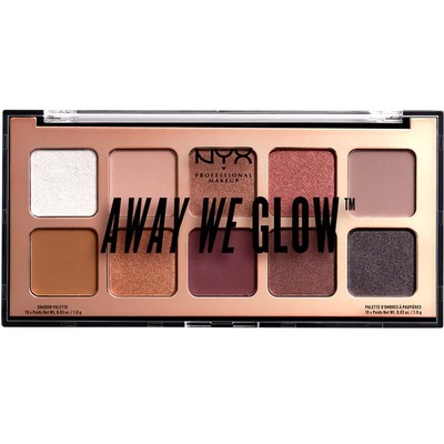 NYX Professional Makeup Away We Glow Shadow Palette