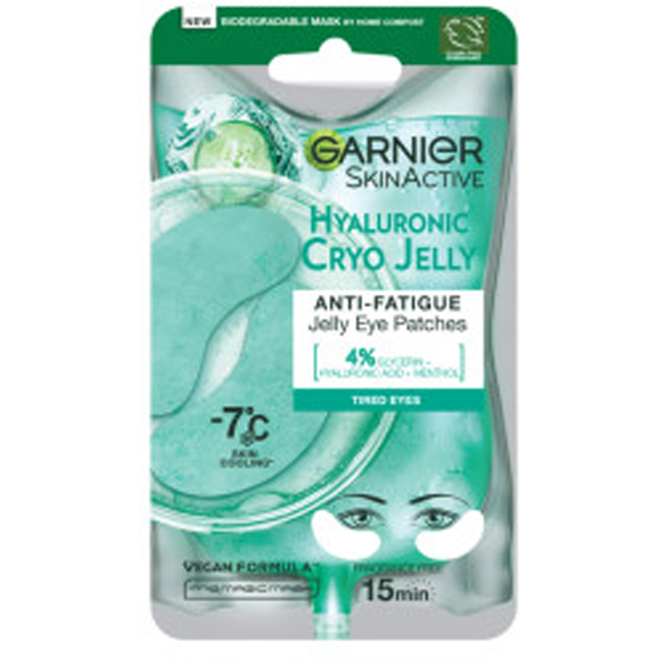SkinActive Hyalyuronic Cryo Jelly Sheet Mask Eyes, 5 g Garnier Ansiktsmaske Hudpleie - Ansiktspleie - Ansiktsmaske