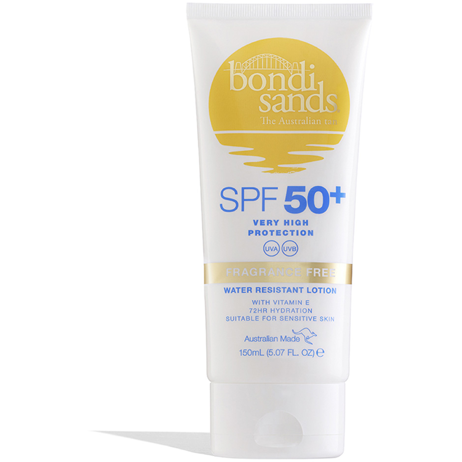 Bilde av Spf50+ Fragrance Free Body Suncreen Lotion, 150 Ml Bondi Sands Solbeskyttelse Til Kropp
