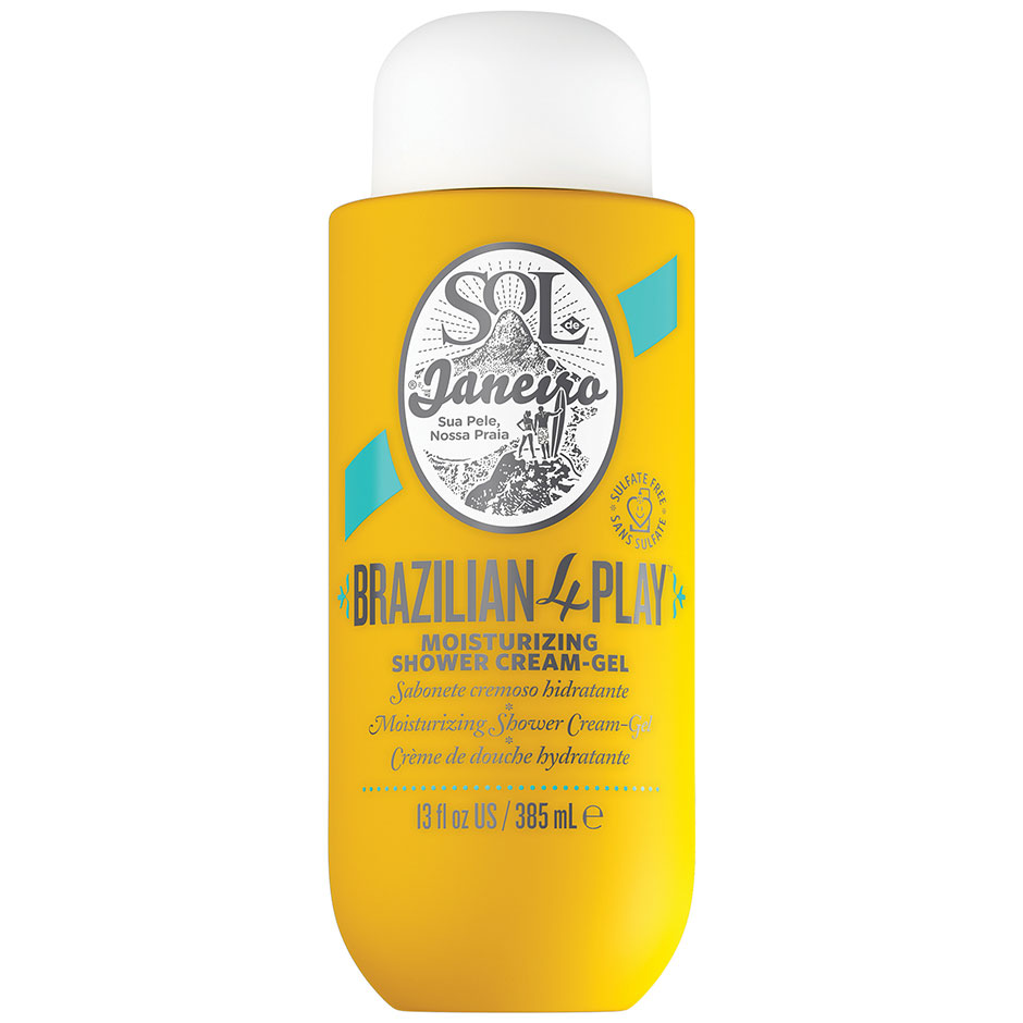 Brazilian 4 Play Moisturizing Shower Cream-Gel, 385 ml Sol de Janeiro Bad- & Dusjkrem