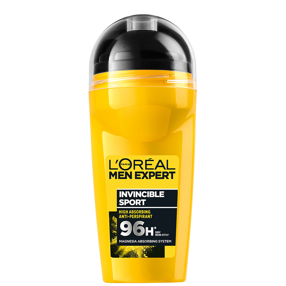Men Expert Deo 96 H Invincible Sport Dry Non-Stop Roll-on, 50 ml L'Oréal Paris Deodorant Hudpleie - Deodorant