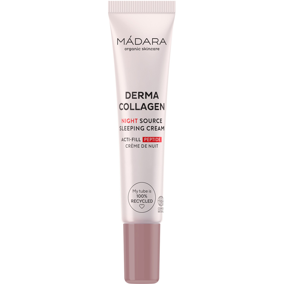 Derma Collagen Night Source Sleeping Cream, 15 ml MÀDARA Ansiktskrem Hudpleie - Ansiktspleie - Ansiktskrem