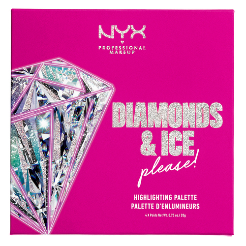 NYX Professional Makeup Diamonds & Ice Please! Highlighting Palette