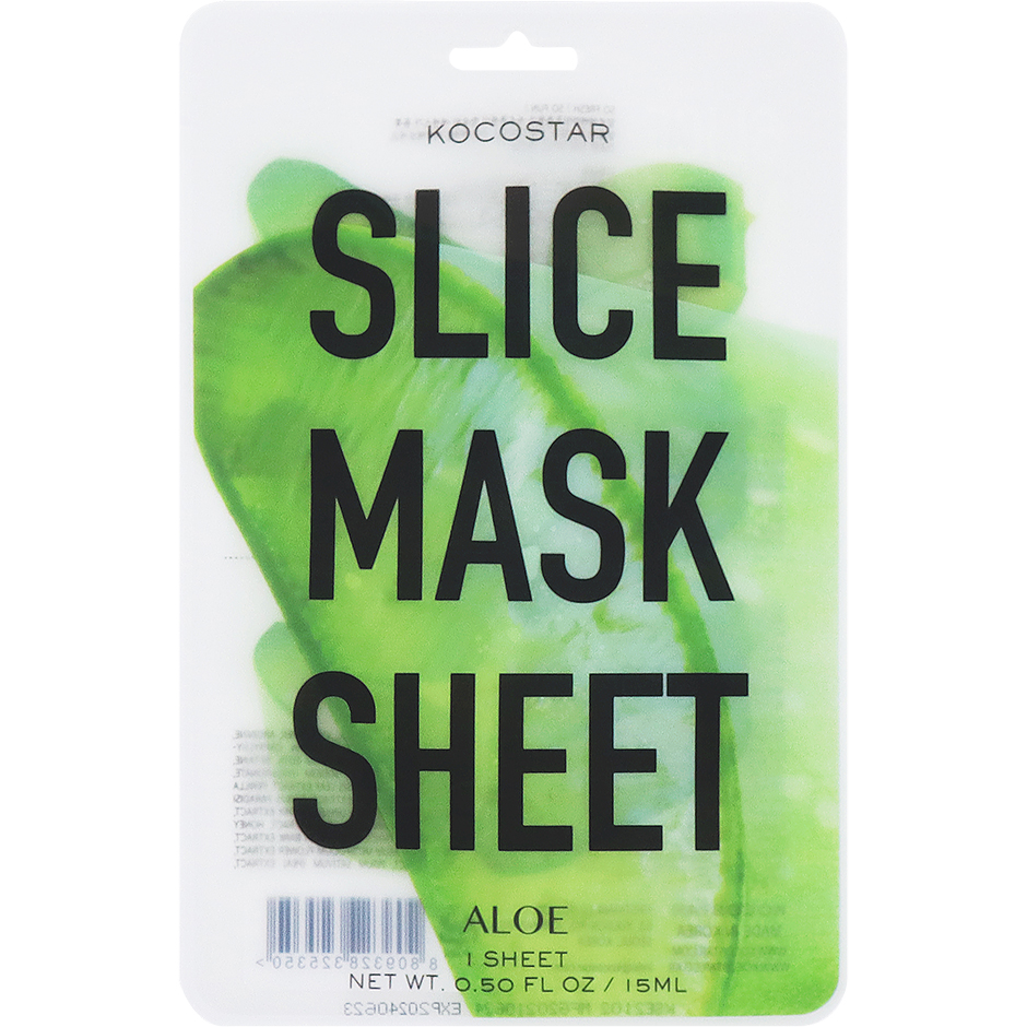 Bilde av Slice Mask Cucumber, 15 Ml Kocostar Ansiktsmaske