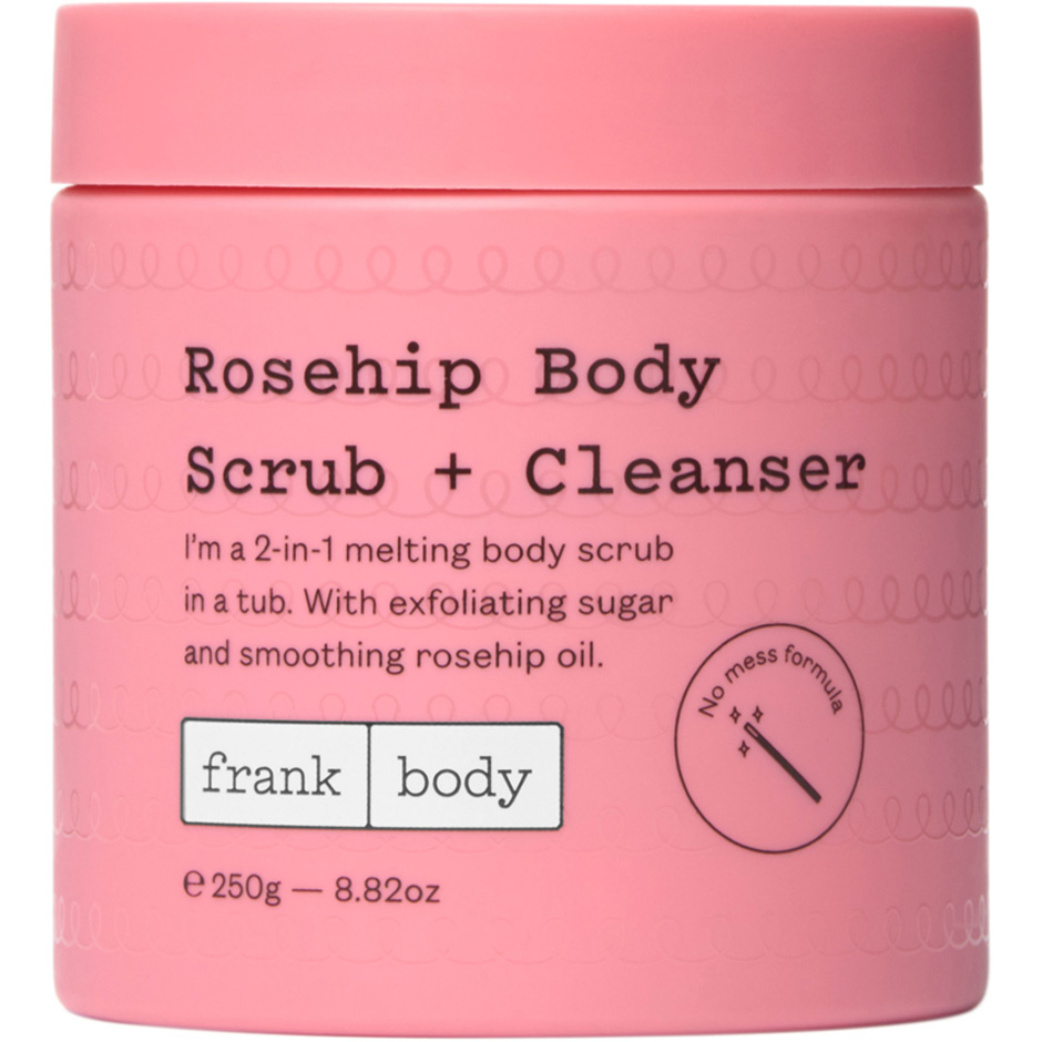 Bilde av Rosehip Body Scrub + Cleanser, 250 G Frank Body Body Scrub