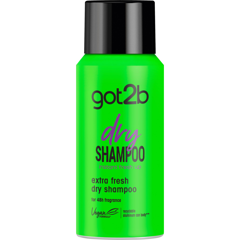 Got2b Dry Shampoo Extra Fresh Mini, 100 ml Schwarzkopf Shampoo Hårpleie - Hårpleieprodukter - Shampoo