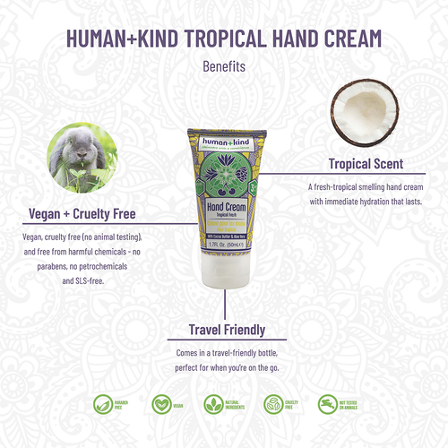 Human+Kind Hand+Elbow+Feet Cream Tropical Fresh