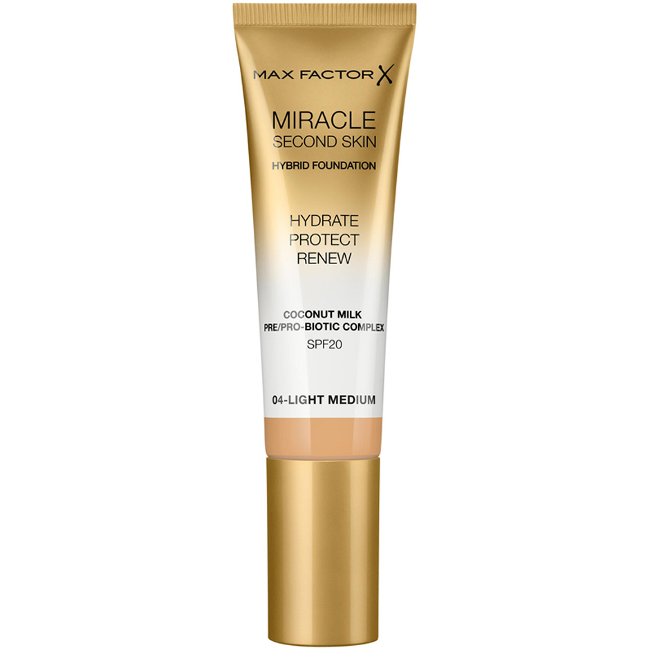 Miracle Second Skin Hybrid Foundation, Max Factor Foundation Sminke - Ansikt - Foundation