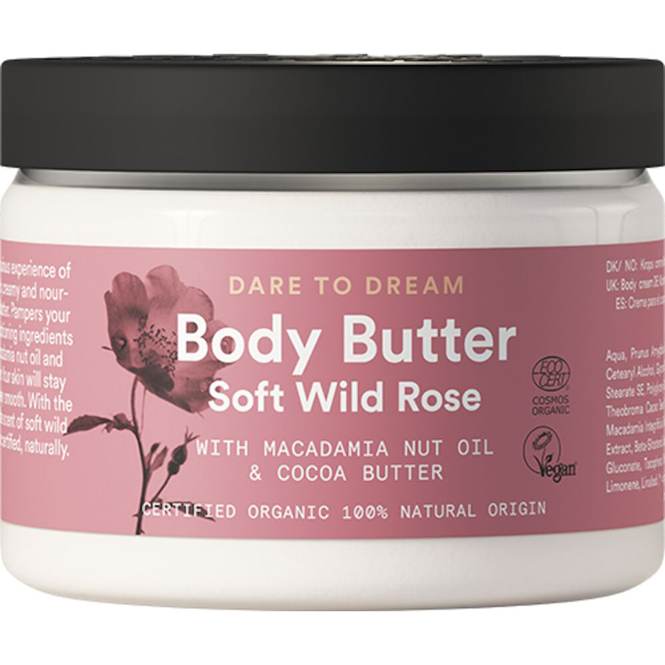 Soft Wild Rose Body Butter, 150 ml Urtekram Body Butter Hudpleie - Kroppspleie - Kroppskremer - Body Butter