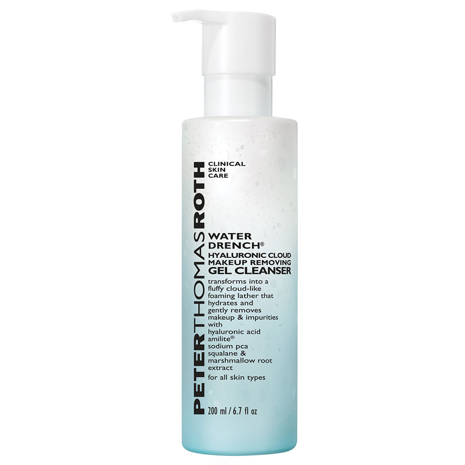 Water Drench Hyaluronic Cloud Makeup Removing Gel Cleanser, 200 ml Peter Thomas Roth Ansiktsrengjøring Hudpleie - Ansiktspleie - Ansiktsrengjøring