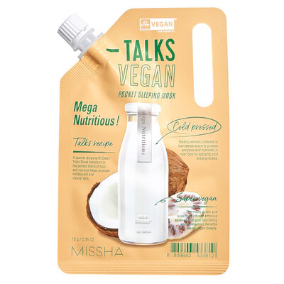 MISSHA Talks Vegan Squeeze Pocket Sleeping Mask [Mega Nutritious]