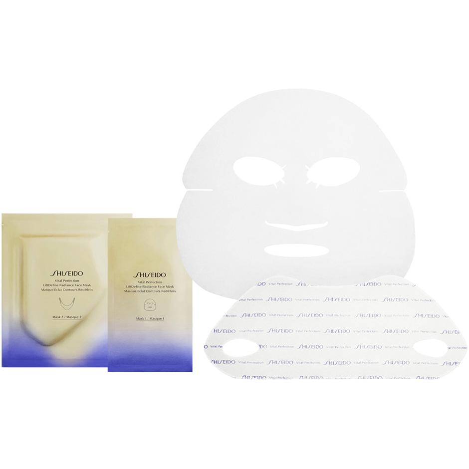 Vital Perfection Liftdefine radiance face mask, 10 g Shiseido Sheet Masks Hudpleie - Ansiktspleie - Ansiktsmaske - Sheet Masks