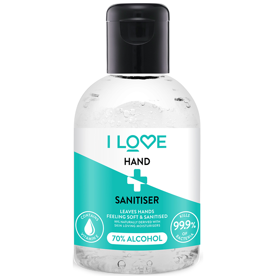 Hand Sanitiser, 100 ml I loveâ€¦ HÃ¥ndsÃ¥pe test