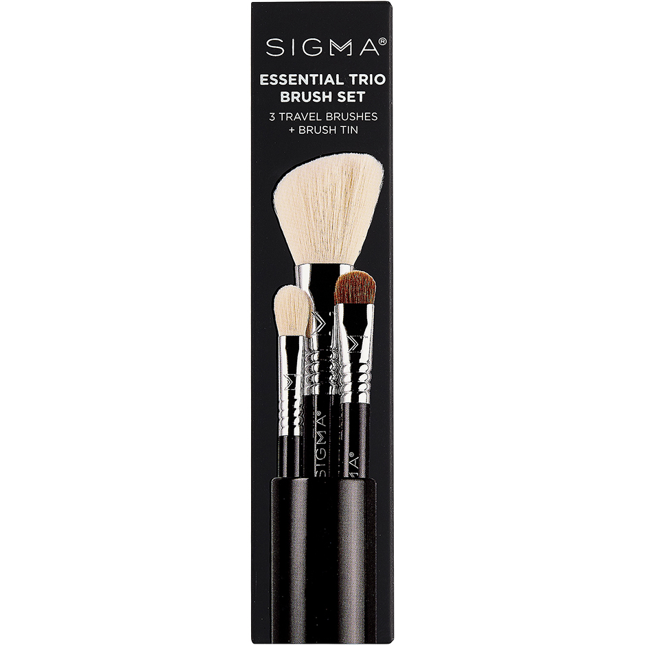 Bilde av Essential Trio Brush Set - Black, Sigma Beauty Børster & Pensler