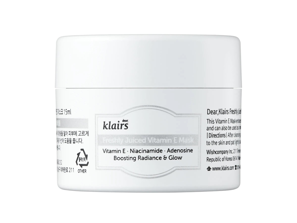 Klairs Freshly Juiced Vitamin E Mask, 15 ml Klairs Ansiktsmaske Hudpleie - Ansiktspleie - Ansiktsmaske