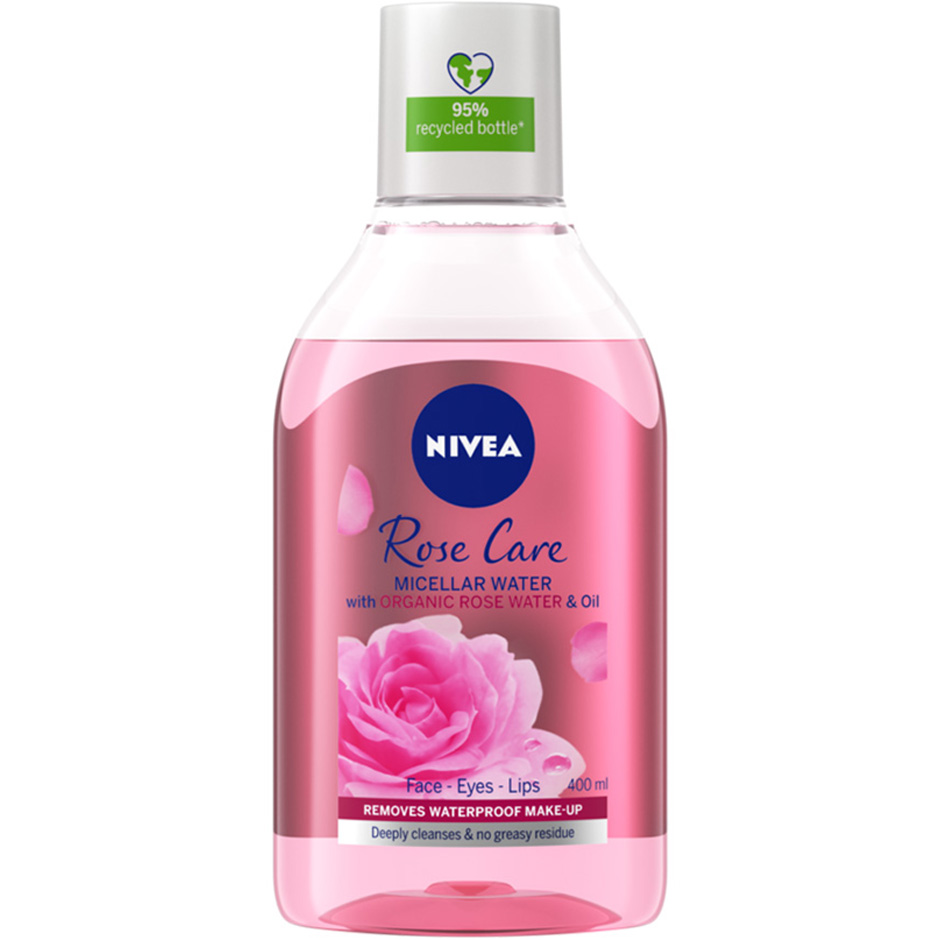 Rose Care Micellar Organic Rose Water & Oil, 400 ml Nivea Ansiktstonere Hudpleie - Ansiktspleie - Ansiktstonere