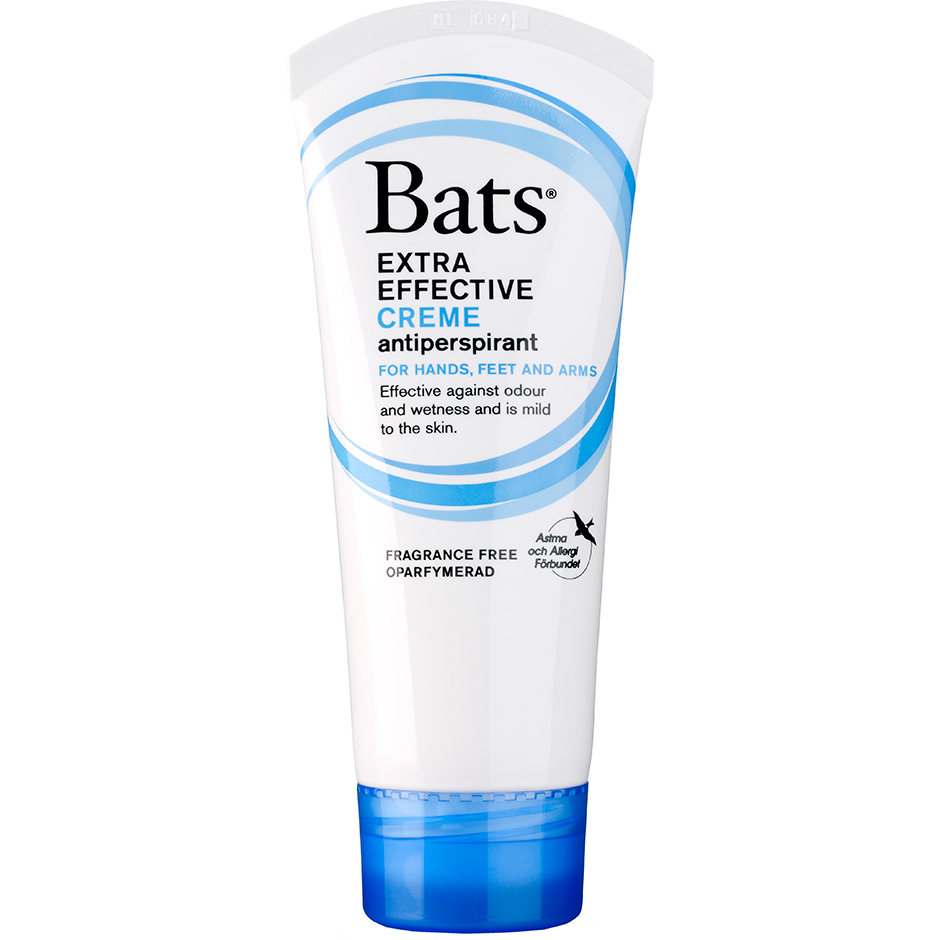 Extra Effective Crème Antiperspirant, 60 ml Bats Damedeodorant