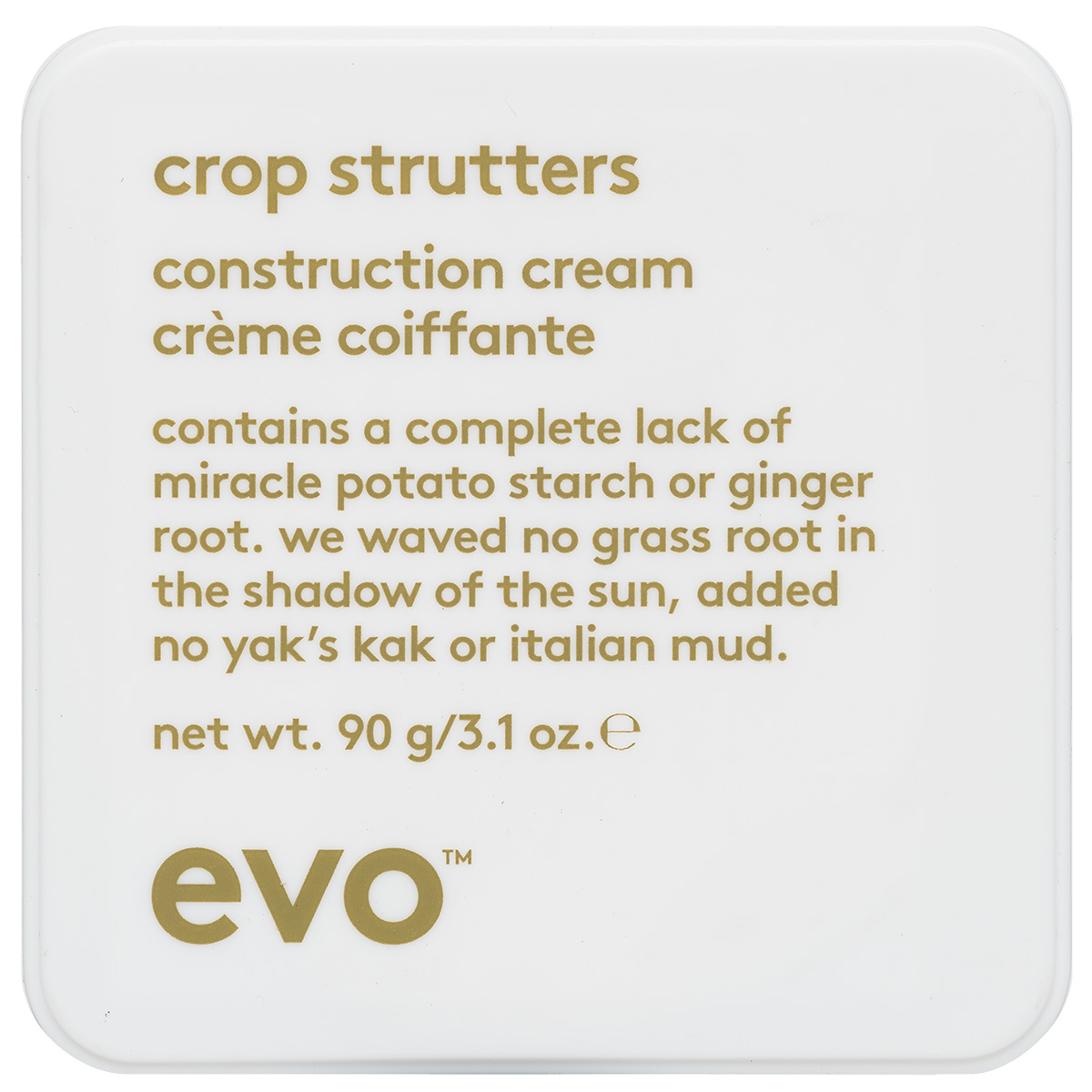 Style Crop Strutters Construction Cream, 90 g evo Hårstyling Hårpleie - Hårpleieprodukter - Hårstyling