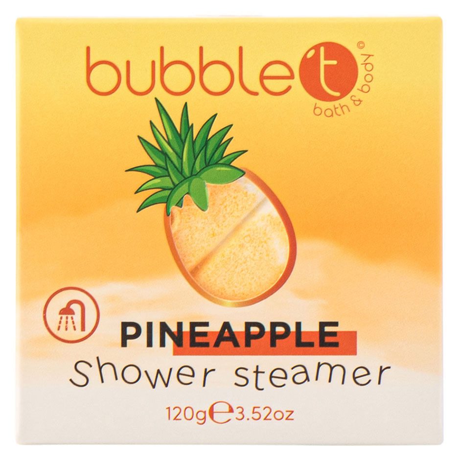 Fruitea Pineapple Shower Steamer, 120 g BubbleT Badeskum & badesalt Hudpleie - Kroppspleie - Dusj & Bad - Badeskum & badesalt