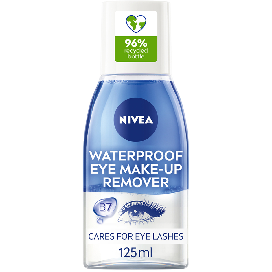 Double Effect Eye Make Up Remover, 125 ml Nivea Ansiktsrengjøring Hudpleie - Ansiktspleie - Ansiktsrengjøring