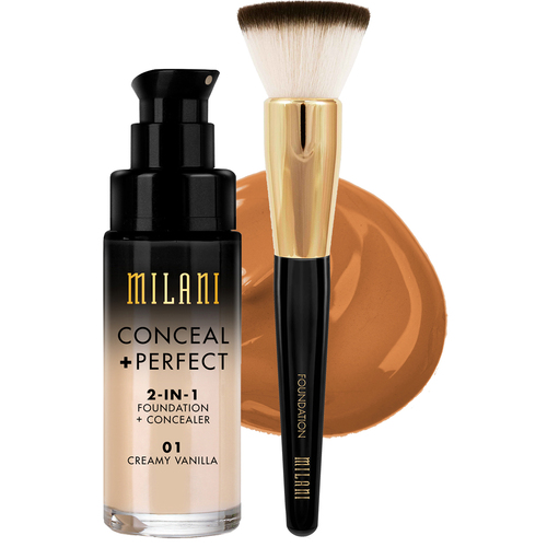 Milani Cosmetics Milani Conceal & Perfect Liquid Foundation Golden Toffee & B