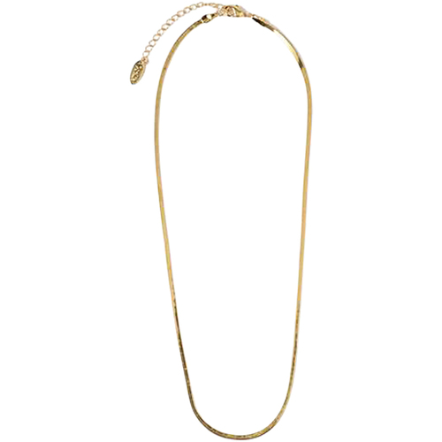 Orelia Flat Snake Chain Necklace 15"
