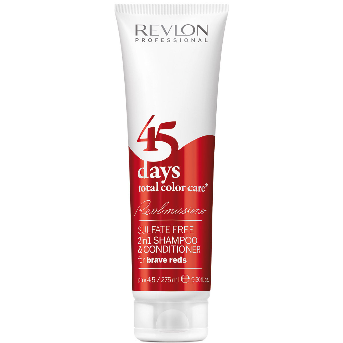 45 Days Total Color Care for Brave Reds, 275 ml Revlon Professional Shampoo Hårpleie - Hårpleieprodukter - Shampoo