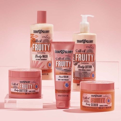 Soap & Glory Call of Fruity Body Scrub for Exfoliation and Smoother Skin